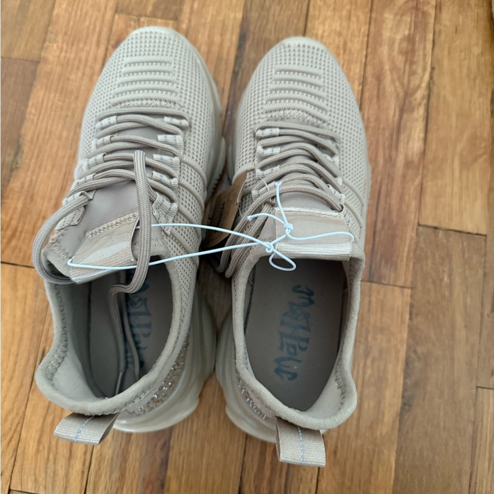 Tan sneakers